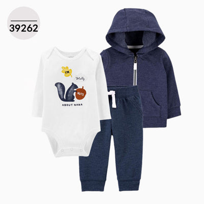 Conjunto Infantil 3 Piezas: Sudadera con Capucha, Manga Larga y Pantalón - Image 62