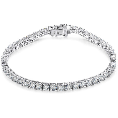 Pulsera de Plata S925 con Diamante Mosan para Mujer - Image 2