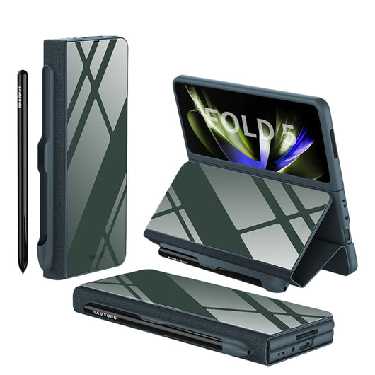 Funda de Cristal Protectora para Galaxy Z Fold5 - Diseño Flip Creativo - Image 46