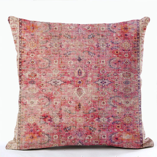 Funda de Almohada Bohemia con Estampado Étnico - Image 20