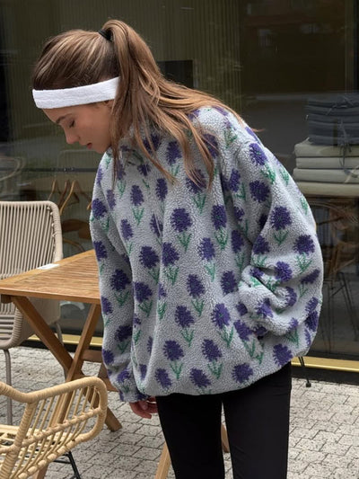 Sudadera con Capucha y Cierre Medio de Felpa Jacquard - Image 15