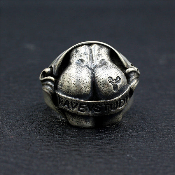 Anillo Punk de Plata 925 Thai Diseño Exclusivo