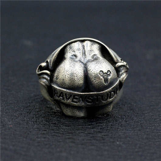 Anillo Punk de Plata 925 Thai Diseño Exclusivo