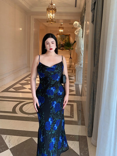 Vestido Francés Azul Danubio para Niña - Image 7