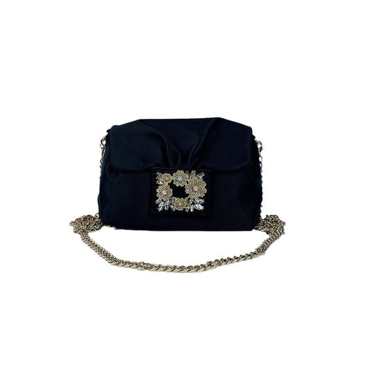 Bolso Bandolera Retro Arrugado con Cadena - Image 5