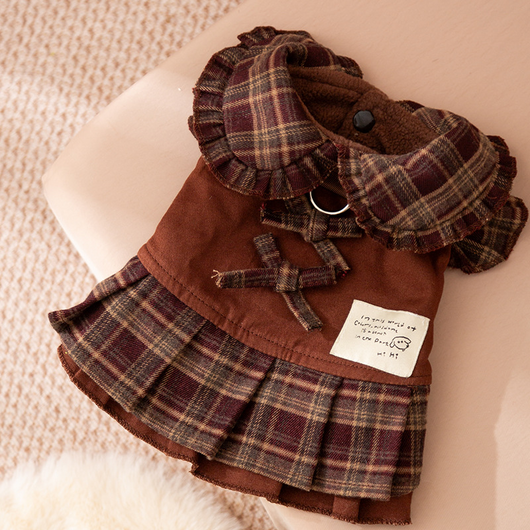 Vestidos Abrigadores para Perros Otoño-Invierno con Patrón Cuadros - Ropa Premium para Mascotas Pequeñas y Medianas - Image 21