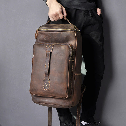 Mochila Retro Personalizada de Gran Capacidad para Hombre - Image 5