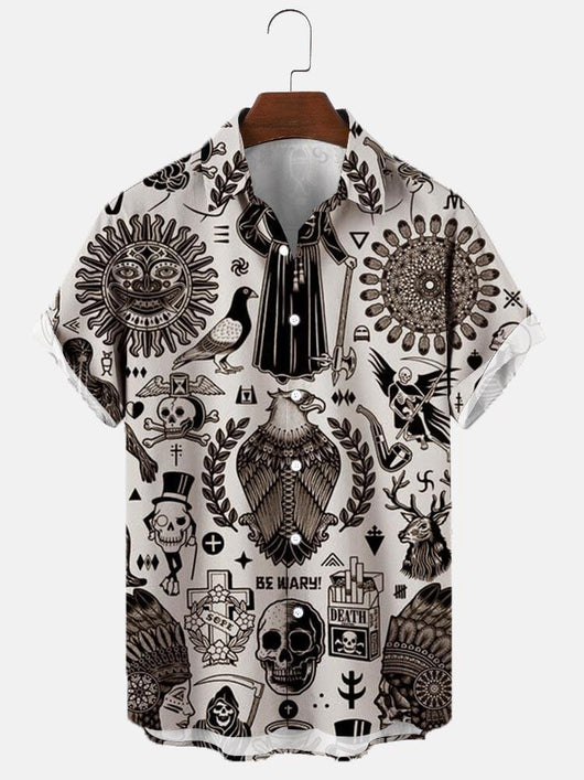 Playera Estampada 3D Digital para Hombre Talla Grande - Image 9