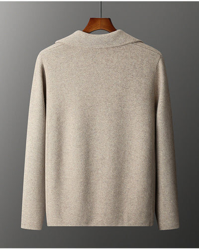 Suéter Saco de Cachemira para Hombre con Cuello Solapa - Tejido Grueso y Cómodo - Image 21