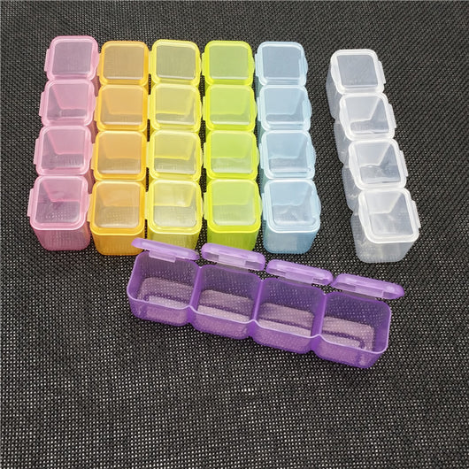 Organizador de Almacenamiento con 28 Compartimentos para Abalorios, Strass y Accesorios de Manicura - Image 11