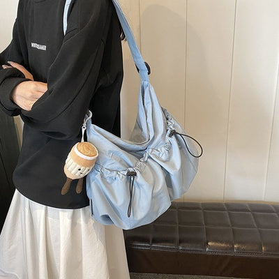 Bolsa Escolar Cruzada de Tela Ultraligera Plisada - Image 12