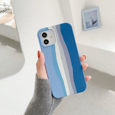 Funda iPhone 11 Pro/X/XS Max Efecto Degradado Arcoíris - Diseño de Pareja - Image 7