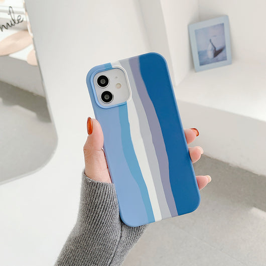 Funda iPhone 11 Pro/X/XS Max Efecto Degradado Arcoíris - Diseño de Pareja - Image 7
