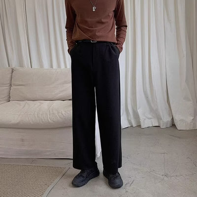 Pantalones de Traje Sueltos Casuales para Hombre - Image 4