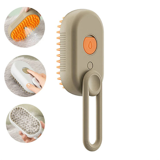 Cepillo de Vapor 3 en 1 para Mascotas - Peine Eléctrico con Spray para Gatos y Perros - Image 14