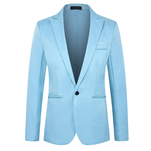 Blazer Coreano Slim Fit de Un Botón para Hombre - Image 6