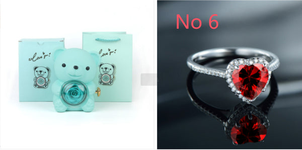 Anillo de Plata S925 Diamante Amor para Mujer Estilo Europeo y Americano