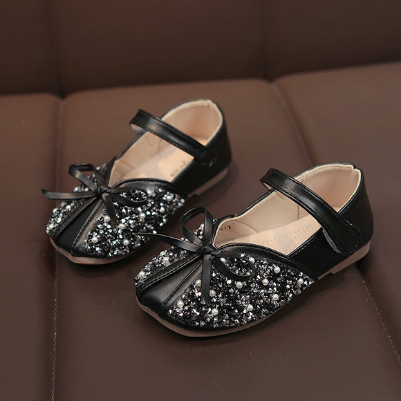 Zapatos de Cuero para Niña Estilo Princesa Coreano Primavera Otoño