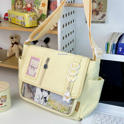 Bolsa Crossbody de Lona Impermeable Ligera Multiuso Casual - Image 6