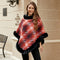 Poncho Térmico Escocés para Mujer - Abrigo Capa de Punto