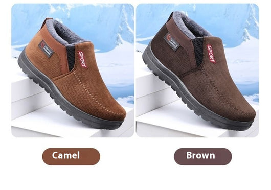 Zapatos Térmicos Acolchados Antideslizantes para Hombre – Estilo Beijing Tradicional - Image 11