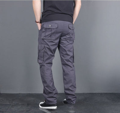Pantalones Cargo Talla Grande 100% Algodón con Múltiples Bolsillos - Image 15