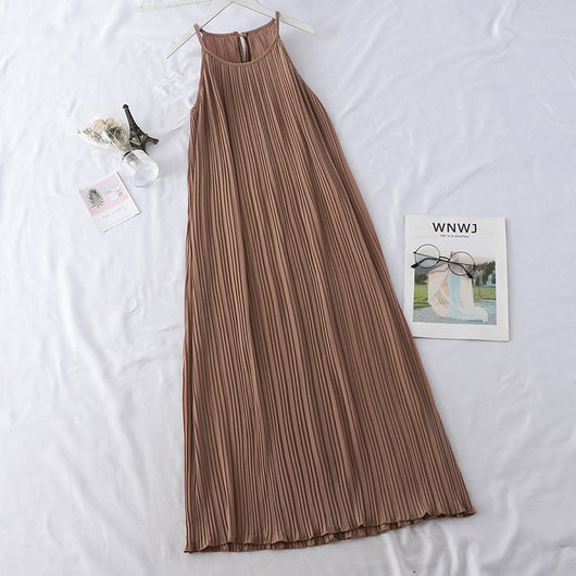 Vestido Falda Halter Sin Mangas Temperament - Image 17