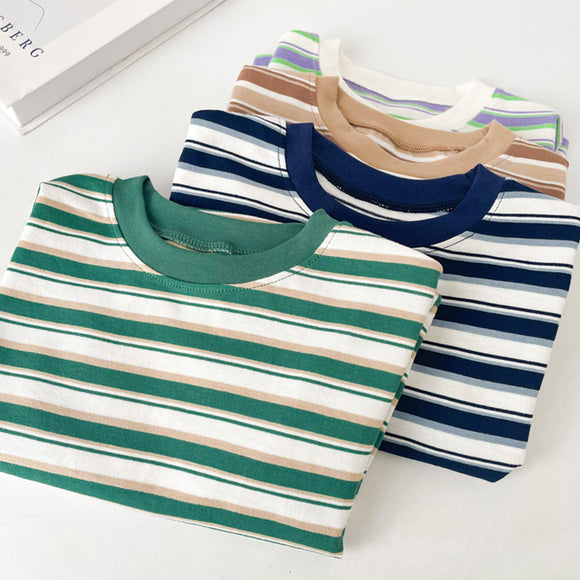 Playera Infantil a Rayas Estilo Vintage