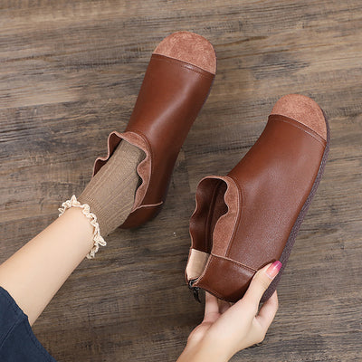 Zapatos de Cuero Suave para Mujer - Diseño Versátil y Cómodo - Image 3