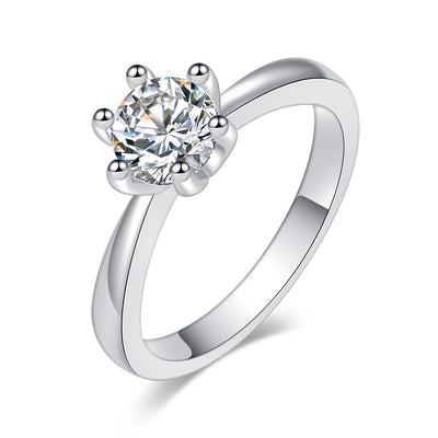 Anillo de Circonita con Seis Garras de Diamante - Image 14