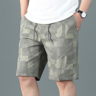 Pantalones Cortos Impresos Casuales de Moda Ligera
