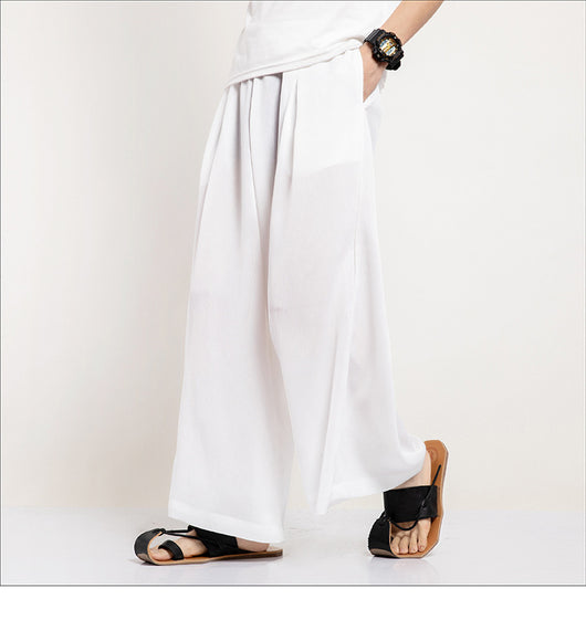 Pantalones Casuales Rectos Holgados Inspirados en Estilo Asiático - Image 14