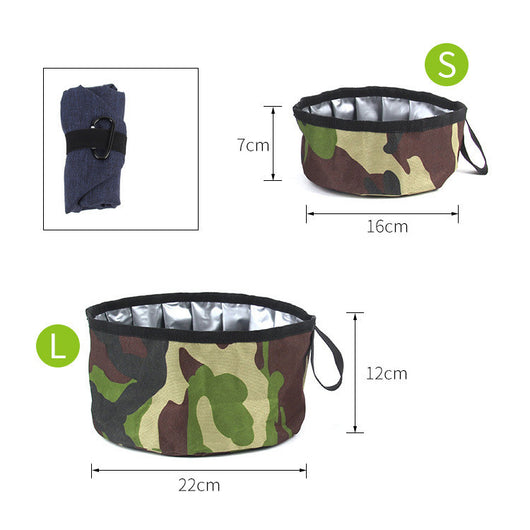 Comedero Portátil para Perros en Tela Oxford - Plegable y Resistente - Image 2