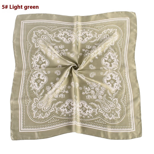 Pañuelo de Satén con Estampado Floral Vintage Paisley - Image 10