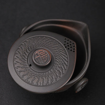 Tetera Artesanal Retro de Cerámica - Diseño Clásico de Una Taza - Image 10