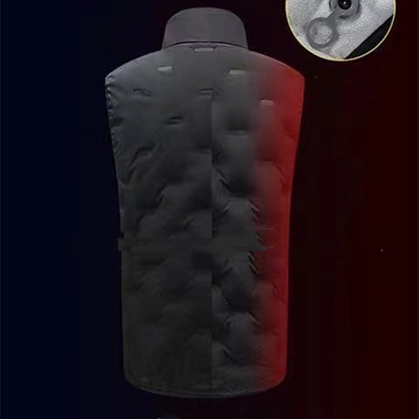 Chaleco Acolchado Inflable Térmico Ultraportátil