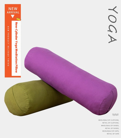 Almohada Cilíndrica de Yoga Suave y Removible - Soporte Cómodo para Descanso - Image 10
