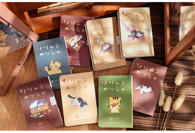 Cuaderno de Bolsillo Gato Montaña - Diario Ilustrado a Mano con Diseño Kawaii - Image 19