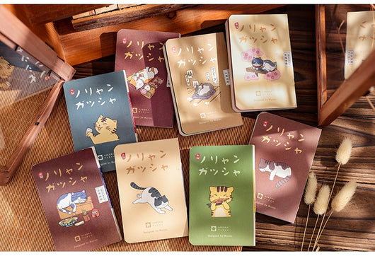 Cuaderno de Bolsillo Gato Montaña - Diario Ilustrado a Mano con Diseño Kawaii - Image 19