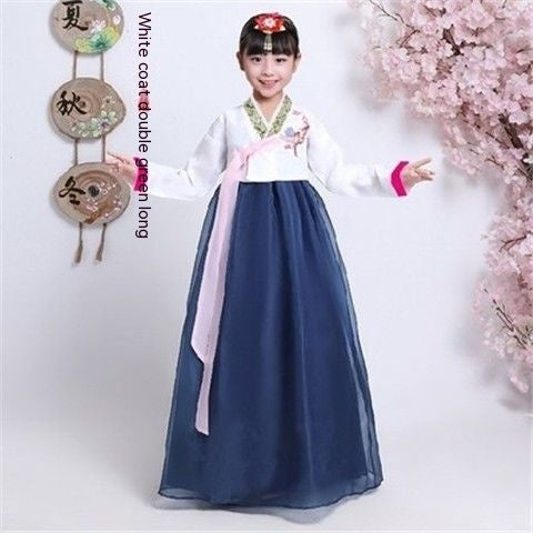Traje Tradicional Coreano Hanbok para Niñas - Disfraz de Danza y Presentaciones - Image 9