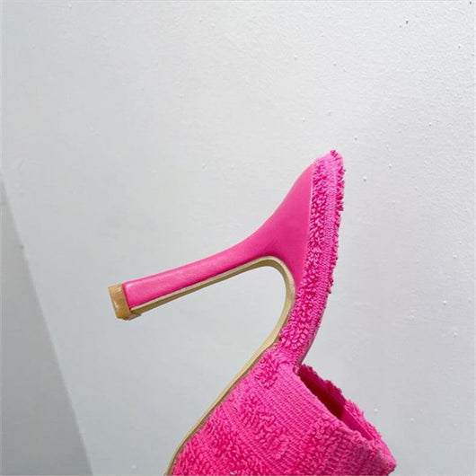 Sandalias y Pantuflas de Tacón Alto Talla Grande - Image 6
