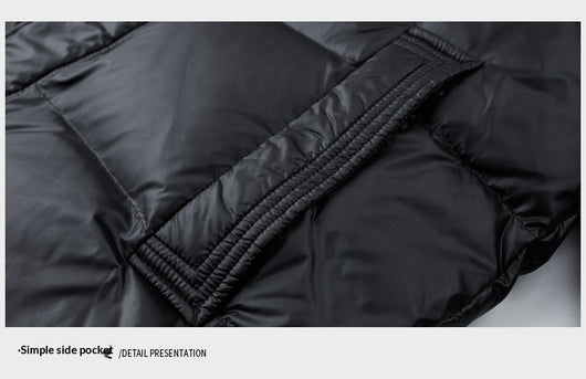 Chaqueta Puffer Premium de Plumón de Pato 90% con Capucha para Hombre - Image 12
