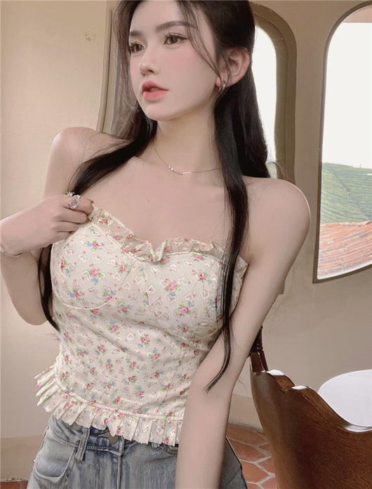 Top Tubo Floral Sensual con Varillas - Diseño Hot Girl - Image 6