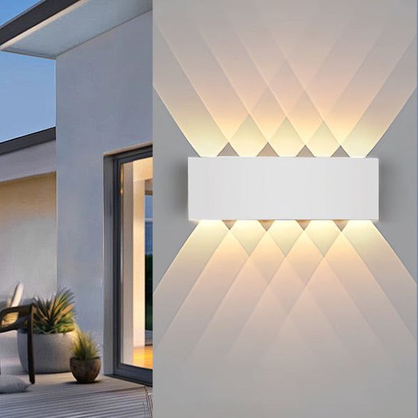 Lámpara de Pared LED Telescópica Blanca Resistente al Agua