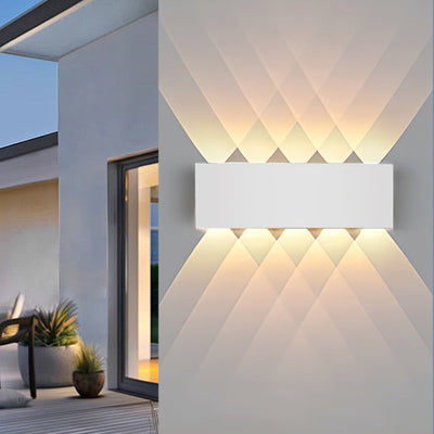 Lámpara de Pared LED Telescópica Blanca Resistente al Agua