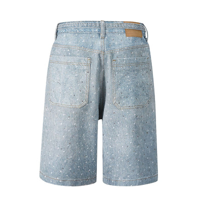 Shorts de Mezclilla con Cinturón Brillante Estilo Ins - Image 17