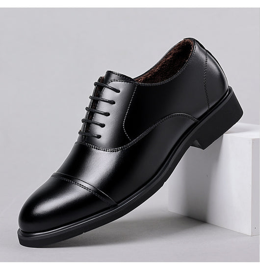 Zapatos de Cuero para Hombre con Alzada Interna y Punta Afilada - Calzado de Boda - Image 18