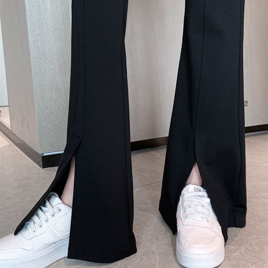 Pantalones Casuales Slim con Abertura Lateral - Corte Elegante y Versátil - Image 7