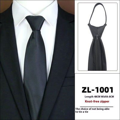 Corbata con Cierre Ejecutiva sin Nudo para Hombre - Image 6