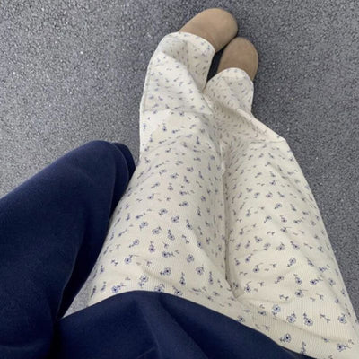 Pantalones Rectos de Pana con Bordado de Cereza - Estilo Retro Casual Cómodo - Image 10